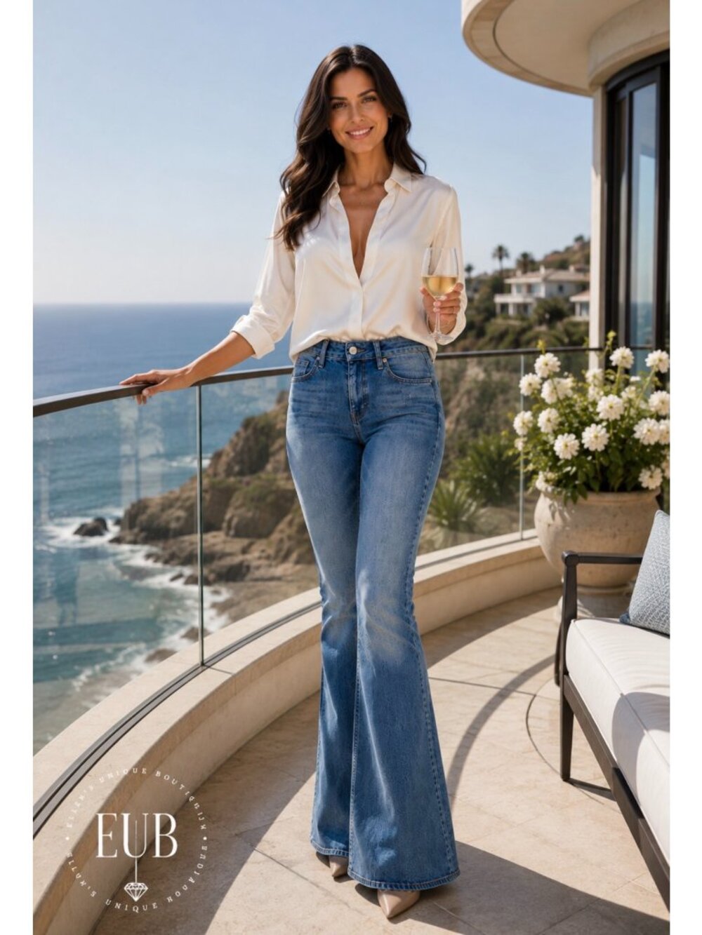 L’AGENCE Sneeki Flare Hansen Mid Rise Jeans Size 27 New - Picture 5 of 16